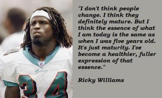 Ricky Williams's quote