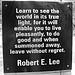 Robert E. Lee's quote