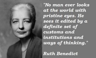 Ruth Benedict's quote