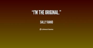 Sally Rand's quote