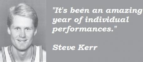 Steve Kerr's quote