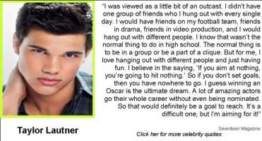 Taylor Lautner's quote