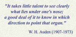 W. H. Auden's quote