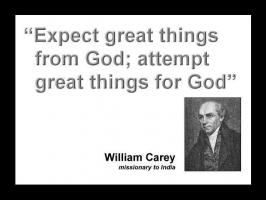 William Carey's quote