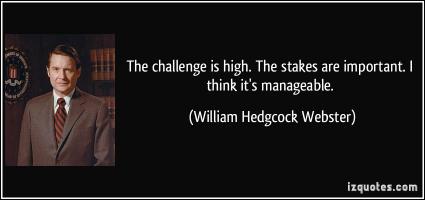 William Hedgcock Webster's quote