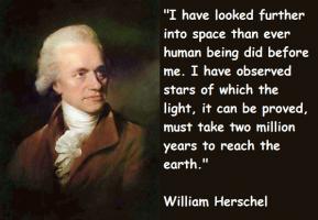 William Herschel's quote
