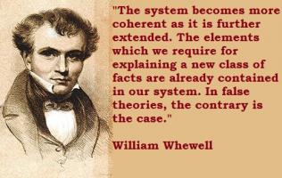 William Whewell's quote