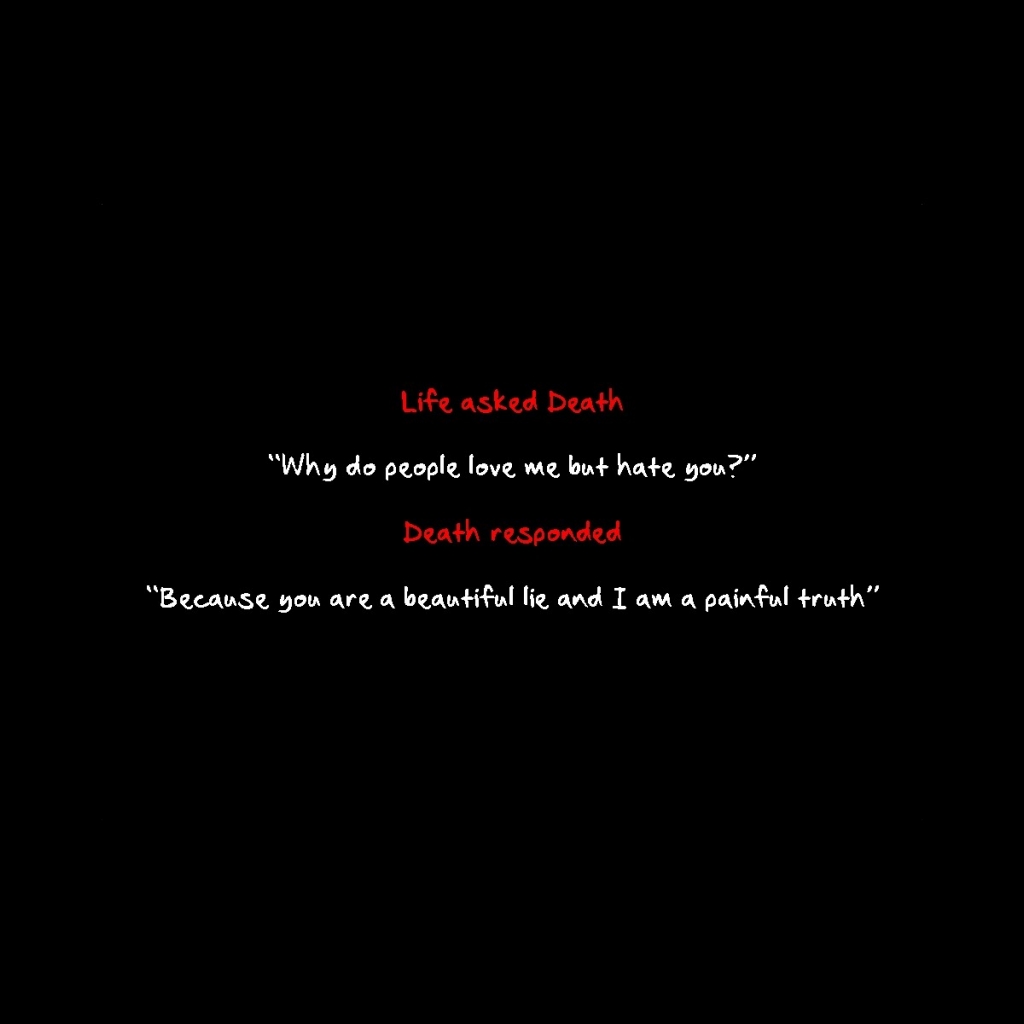 Life And Death Image Quotation 6 Sualci Quotes